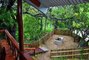 Self-Catering Boma at Tree Top Lodge near Orpen KNP